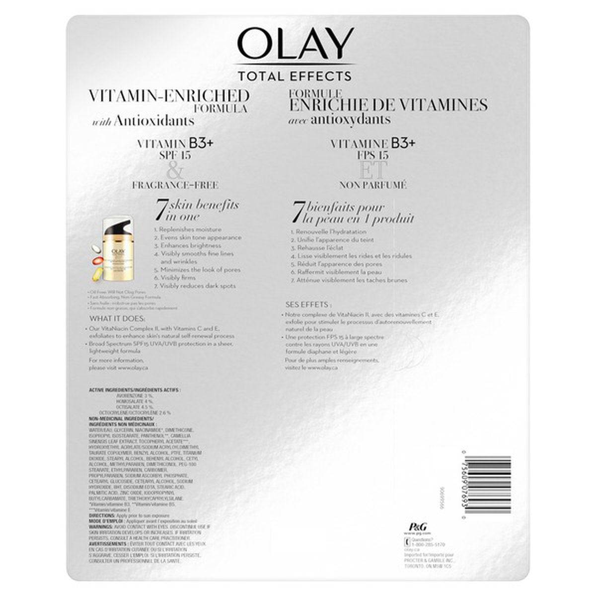 Olay Total Effects Anti-Aging SPF 15 Moisturizer - Zecoya