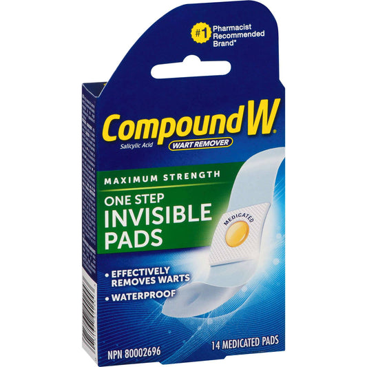 Compound W Maximum Strength One Step Invisible Pads