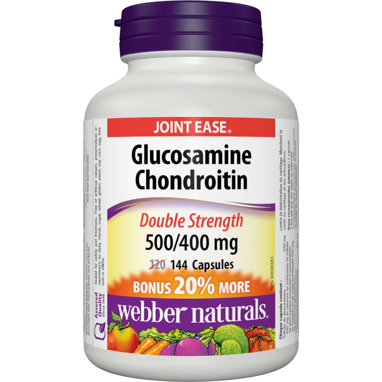 Glucosamine Chondroitin 500/400 mg Double Strength - Zecoya