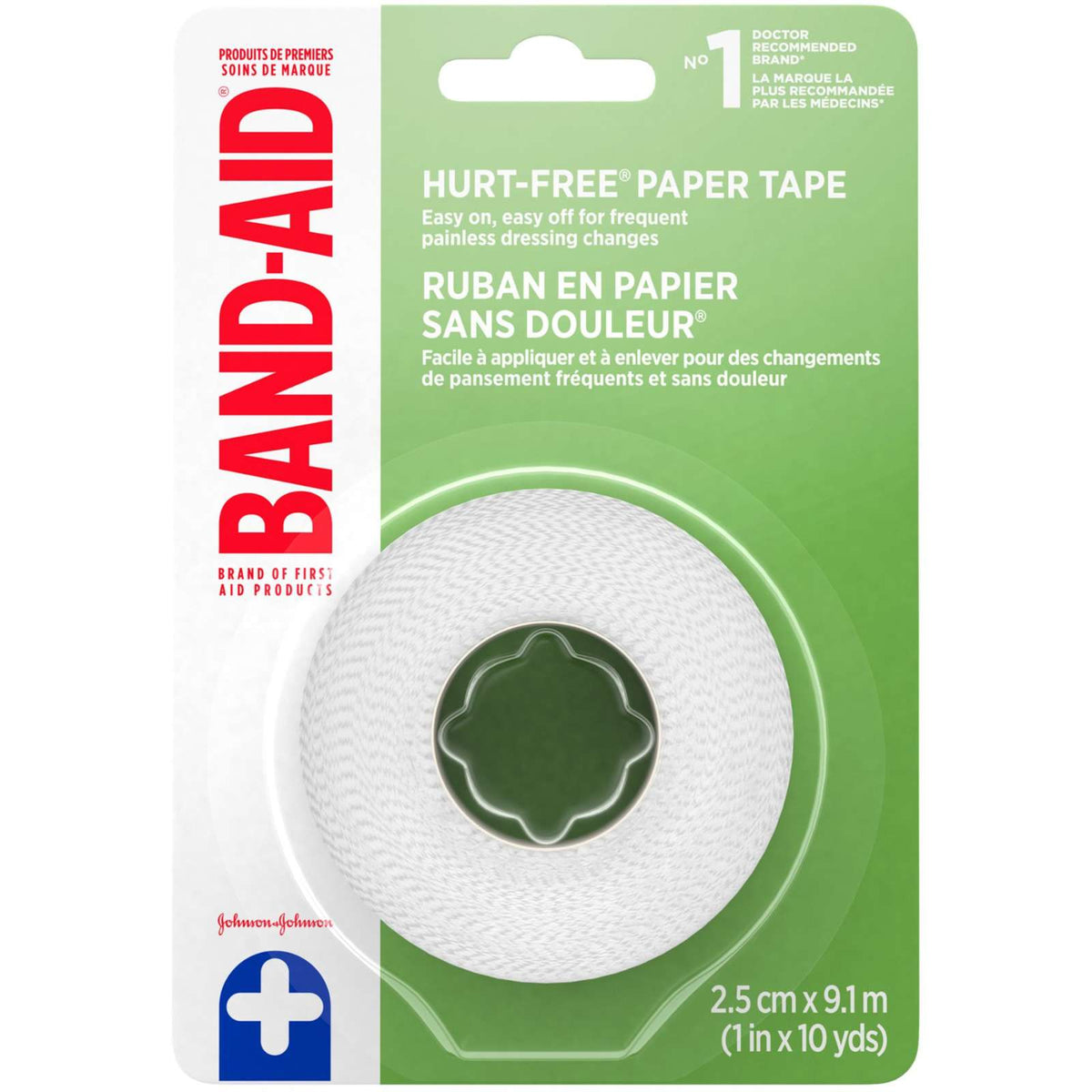 First Aid Paper Tape, 2.5 Centimetres by 9.1 Metres - Zecoya