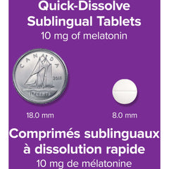 Melatonin Maximum Strength 10 mg Quick dissolve - Zecoya