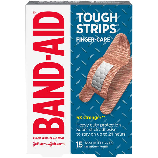 Tough-Strips Adhesive Bandages, Finger Care - Zecoya