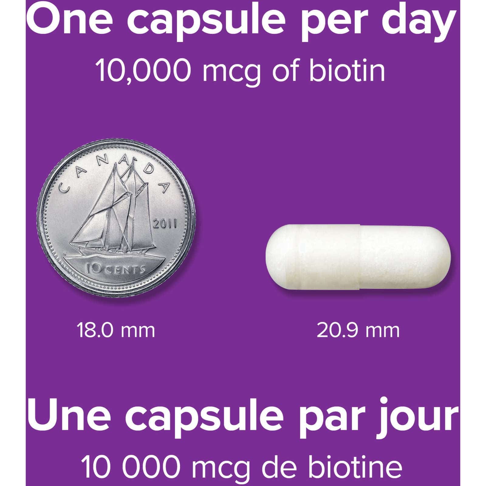 Biotin 10 000 mcg Extra Strength - Zecoya