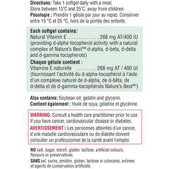 Balanced Vitamin E Complex 400 IU Softgels with Mixed Tocopherols - Zecoya