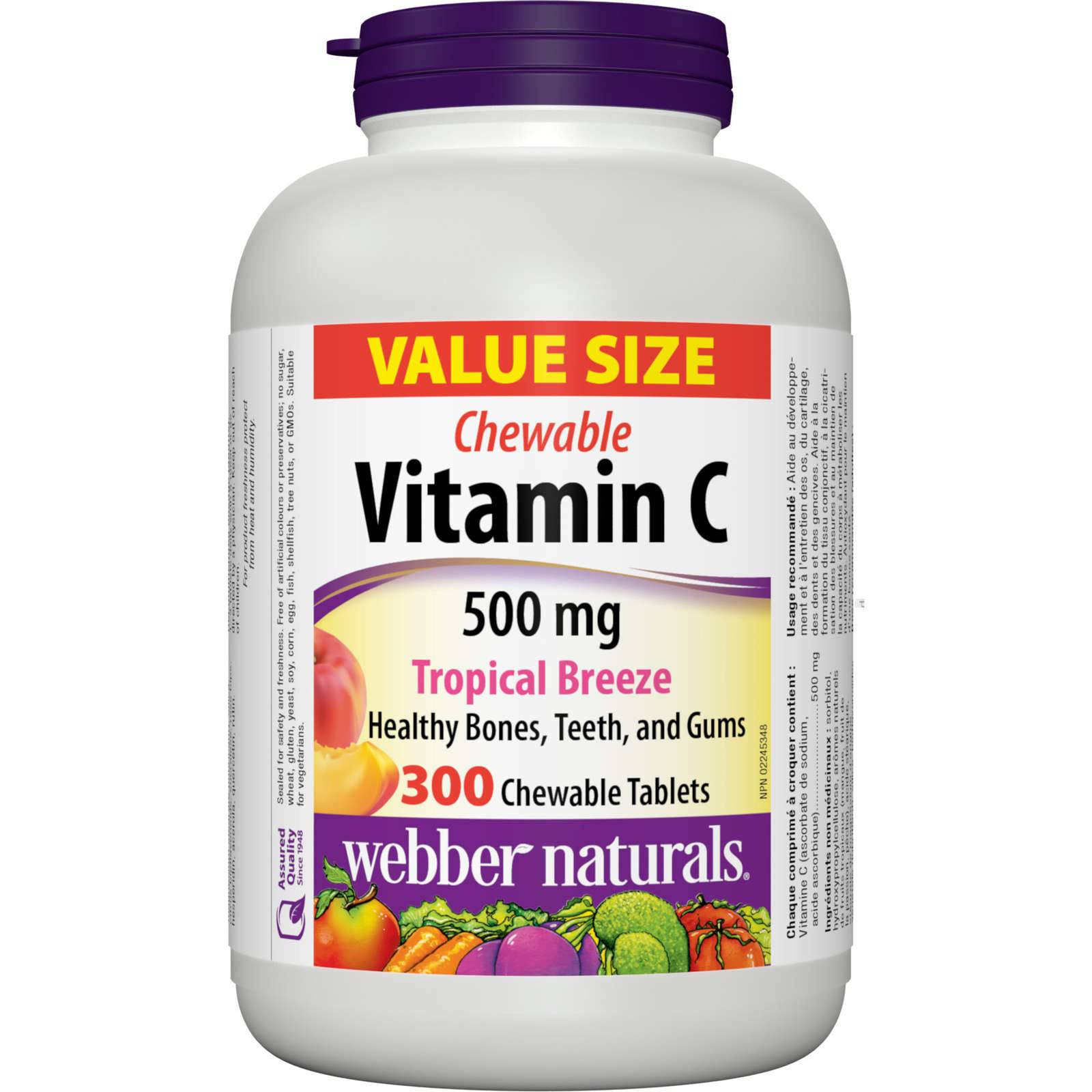 Vitamin C Chewable 500 mg - Zecoya