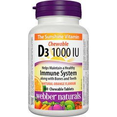 Vitamin D3 1000 IU Chewable Tablets - Zecoya